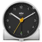 Braun BC01WB Beyaz-Siyah Klasik Analog Alarmı Masa Saati