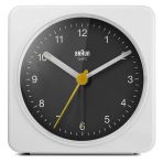 Braun BC03WB Beyaz-Siyah Klasik Seyahat Analog Alarmlı Masa Saati