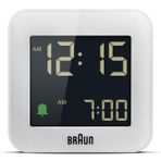 Braun BC08W Beyaz Klasik Seyahat Dijital Alarmlı Masa Saati