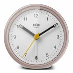 Braun BC12PW Pembe-Beyaz Klasik Analog ALarmlı Masa Saati