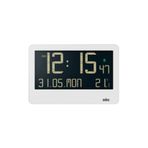 Braun BC14W Beyaz Dijital Duvar Saati