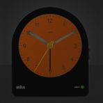 Braun BC22B Siyah Klasik Analog Alarmlı Masa Saati