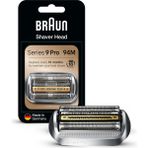 Braun Elektrikli Tıraş Makinesi Başlığı Yedek Parçası, 94M Gümüş, Erkekler Için Series 9 Pro ve Series 9 Elektrikli Tıraş Makineleriyle Uyumlu