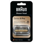 Braun elektrikli tıraş makinesi yedek tıraş parçası 94M, gümüş, 9 Pro ve Series 9 tıraş makineleri ile uyumlu