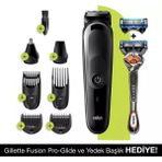Braun Erkek Bakım Kiti, Islak&kuru, 8in1 Başlık (Mgk 5260)+2 Başlıklı Gillette Hediye