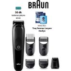 Braun Erkek Bakım Seti – 6’sı 1 Arada Saç, Sakal ve Vücut Şekillendirme Kiti+Losyon - Siyah