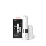 Braun Fs1000 Seyahat Boy Kablosuz Mini Yüz Epilatörü + Temizleme Fırçası Ve Pil - Beyaz
