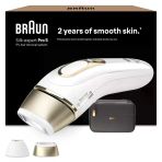 Braun Ipl Epilasyon Cihazı Silk Expert Pro 5, Pl5140, Beyaz/Altın - Ev İçin Alternatif Lazer Epilasyon, Kalıcı Epilasyon, Kutu Ve 2 Aparat Dahil