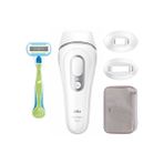 Braun IPL Silk Expert Pro 3 Evde Tüy Alma Çanta Venus Tıraş Makinesi 2 Başlık ile PL3132 Beyaz Gümüş