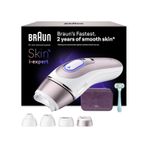 Braun IPL Skin i·Expert Evde Lazerle Tüy Alma App ile Çanta Gillette Venus 4 Başlık PL7431 beyaz