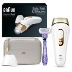 Braun IPL uzun ömürlü lazer epilasyon cihazı kadınlar ve erkekler için, ipek uzman Pro5 PL5157, güvenli ve neredeyse ağrısız alternatif Salon lazer epilasyon, tüm vücut, Venüs jilet ve lüks kılıf ile