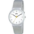 Braun Kadın Saati Unisex Bayanlar Klasik Saat Analog Kuvars Bn0031whslmhl, Beyaz