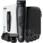 Braun MGK 7020 100. Yıl Özel Max Serisi Erkek Bakım Kiti AutoSense Kablosuz Islak&Kuru 8 Ek Ataçmanlı+Özel Tasarım Seyahat Çantası - Siyah