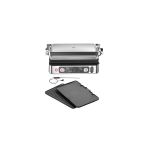 Braun Multigrill 9 Pro Cg 9160, 2 Bağımsız Termostatlı Elektrikli Izgara, 3 Pişirme Konumu, Bulaşık Makinesinde Yıkanabilir Plakalar, 2200 W, Siyah/Paslanmaz Çelik