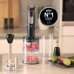 Braun Multiquick 5 Pro MQ55254MBK 1000W El Blender Seti Powerbell Vplus 25 Hız Kademeli Paslanmaz Çelik Siyah