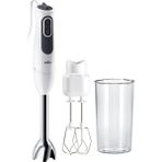 Braun Multiquick El Tipi Blender 750W Güçlü Fonksiyonlarla 600 ml Kapasiteye Sahip - Beyaz