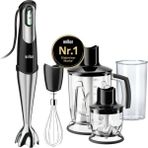 Braun Multiquick Mq 745 Aperitive El Blenderi - Smartspeed teknolojili, El Blenderi, Doğrayıcı ve Stand Mikseri, 750 W, 4 Parçalı Aksesuar Seti Dahil, Siyah/paslanmaz Çelik