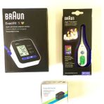 Braun Sağlık Seti - Tansiyon Aleti +Ateş Ölçer + Pulse Oksime...