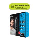 Braun Sakal Kesme Makinesi/Saç Kesme Makinesi Erkek, Kesme Makinesi/Saç Kesme Makinesi Ve Tıraş Makinesi, Sakal, Yüz, Kafa, Vücut, Kulaklar Ve Burun İçin 9'U 1 Arada Set, Mgk5280, Siyah/Mavi