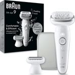Braun Se 9041 Gümüş Silk-Épil 9 Islak Kuru Kalıcı Pürüzsüz Cilt Epilasyon Cihazı