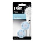 Braun Se80-E Yedek Fırça Başlığı Peeling Etkili 2'li Paket Yüz Temizleme Cihazı