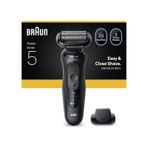 Braun Series 5 Elektrikli Tıraş Makinesi, Islak Ve Kuru, Hassas Düzeltici Başlık, 52-n1200s 1 Saat