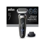Braun Series 7 Elektrikli Tıraş Makinesi, Islak Ve Kuru, Hassas Düzeltici Başlık, 72-c1200s 1 Saat gri