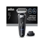 Braun Series 7 Elektrikli Tıraş Makinesi, Islak Ve Kuru, Hassas Düzeltici Başlık, 72-g1200s 1 Saat gri