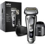 Braun Series 9 Pro Erkekler Için Elektrikli Tıraş Makinesi, Prolift Düzelticili ve Sakal Tıraş Makinesi, 5'i 1 Arada Temizleme ve Şarj Merkezi, Çanta, Şarj Edilebilir, Kablosuz, 9466 Cc, Krom