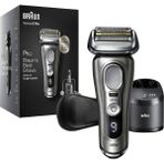 Braun Series 9 Pro Premium Erkek Tıraş Makinesi,stiftung Warentest, 4+1 Tıraş Başlığı, Elektrikli Tıraş Makinesi ve Düzeltici, Temizleme Istasyonu, 60 Dakika Çalışma Süresi, 9465CC, Asil Metal