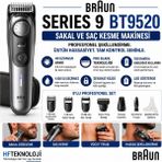 Braun Series 9 Sakal ve Saç Kesme Makinesi + Philips Kulak-Burun Tüy Kesme Makinesi Hediye - Philips Kulak-Burun Tüy Kesme Makinesi HEDİYE