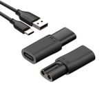 Braun Serisi 3// 7/5/1/9 XT5 Elektrikli Tıraş Makinesi 3040s 340s 9385cc 370 720 760cc 790cc 720s-4 ve USB C Güç Kablosu için daha fazla model