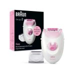 Braun Silk-Epil 3 3-031 Epilatör 20 Cımbızlı 2 Hız Kuru Kullanım Yıkanabilir Başlıklı Beyaz