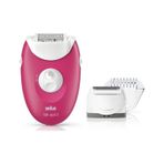 Braun Silk-Epil 3 3273 2 in 1 Tıraş Başlıklı Epilatör pembe