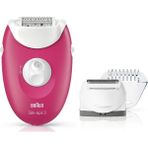 Braun Silk Epil 3 Se 3273 Kablolu Epilasyon Aleti 2 İn 1 Pembe Tıraş Başlıklı Özellikler