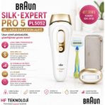Braun Silk Expert Pro 5 Lazer Epilasyon Aleti - Beyaz - Altın
