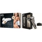 Braun Silk Expert Pro 5 PL5124 Yeni Nesil IPL Cihazı + Braun Series 9 9325S Islak Kuru Tıraş Makinesi