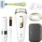 Braun Silk Expert Pro 5 PL5146 Ipl Lazer Epilasyon Cihazı Yıkanabilir Başlık ve Çanta ile Beyaz - Altın