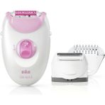 Braun Silk-Épil 3 3274 Beyaz/Pembe Kablolu Epilatör - 2 Ek Ataşmanlı Yıkanabilir Başlık ile Konforlu Kullanım
