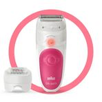 Braun Silk-épil 5 5600 SensoSmart Beyaz 2'si 1 Arada Epilatör