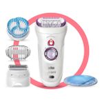 Braun Silk-épil 9 9735 SensoSmart, Kablosuz, Islak&Kuru, 6 Ek Parçalı, 3'ü 1 Arada Epilatör