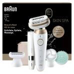 Braun Silk·épil 9 Flex Skinspa Epilatör Kadın, Hepsi Bir Arada Set, Kolay Tüy Alma Için 360° Esnek Başlık, Islak ve Kuru, Bayan Tıraş Makinesi, Su Geçirmez - Dahil. Vücut Düzeltici - 9-481 3d, Altın