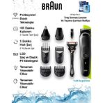 Braun Su Geçirmez Yıkanabilir Duşta Kullanılabilir Erkek Bakım Tıraş ve Saç Şekillendirici + Losyon+Taşıma Çantası (Onerous ) - Gri - Siyah