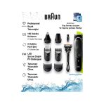 Braun Su Geçirmez Yıkanabilir Duşta Kullanılabilir Erkek Bakım Tıraş Ve Saç Şekillendirici + Losyon+Taşıma Çantası (Onerous)