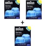 Braun Tıraş Makinesi Temizleme Sıvısı 3 x Kutu