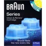 Braun Tıraş Makinesi Temizleme Sıvısı - Limon Ferahlığı, 2'li Paket, Hijyenik Temizlik ve Yenileyici Etki