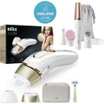 Braun Yüz,vucüt ve Hassas Bölge Expert Pro 5, Evde Braun Tüy Alma 2 Başlık Kadın & Erkek Lazer Epilasyon Cihazı ve Bakım Seti, Çanta, Venus Tıraş Makinesi-Hediyeli