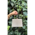 BRAVE BAG GOLD DETAYLI GOLD ÇİZGİLİ KUMAŞ ABİYE ÇANTA-32