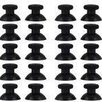 BRAVECOW 20 PCS Black Analog Stick Joystick Controller Performance Thumb Grips Replacement Parts for PS4 Xbox One Controller