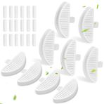 Bravelk Kablosuz ve Pille Çalışan Kedi Su Çeşmesi için Cat Su Çeşmesi Filtreleri 74 oz/2L, 9 Paket Yedek Filtre ve 18 Paket Yedek Filtre Süngerleri 74oz/2L Otomatik Kedi Su Sebili için